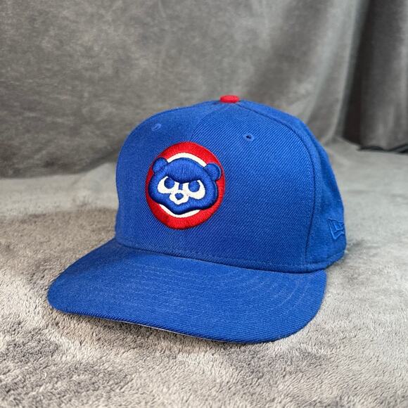 Chicago Cubs New Era Cooperstown Collection 59FIFTY Fitted Hat 7 1/4 retro - Picture 1 of 8